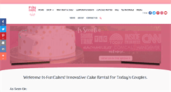 Desktop Screenshot of cakerental.com